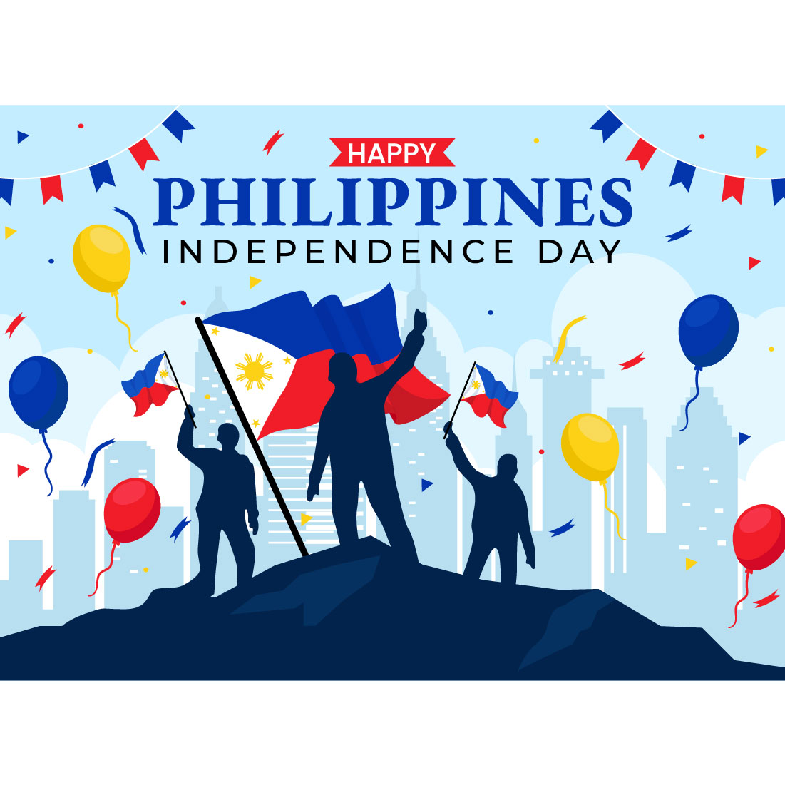 12 Philippines Independence Day Illustration preview image.