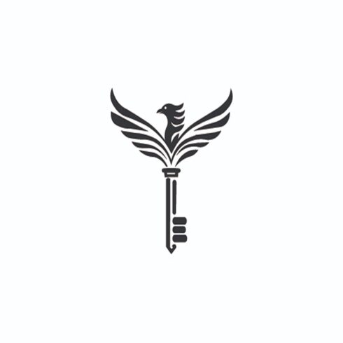 Phoenix - Key Logo Design Template cover image.