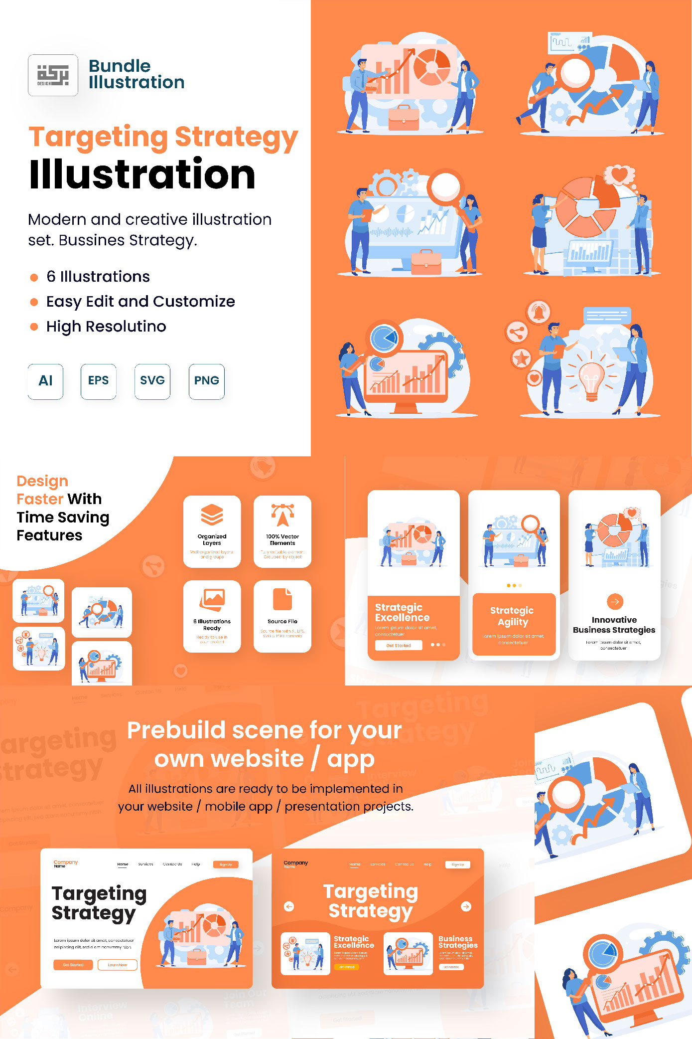 Illustration Design Regarding Marketing Strategy pinterest preview image.