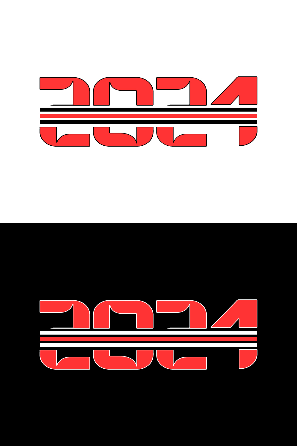 2024 typography t shirt design pinterest preview image.