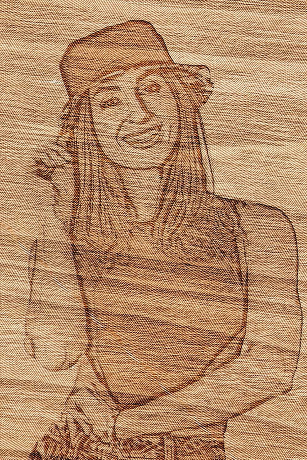 Wood Engraving Effect Photoshop Action pinterest preview image.