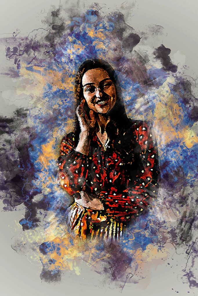 Art Watercolor Painting Photoshop Action - MasterBundles