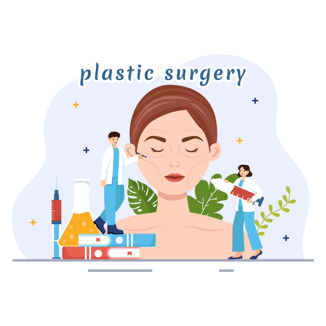 12 Plastic Surgery Illustration preview image.