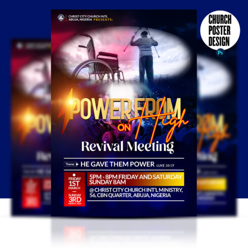 CHURCH FLYER TEMPLATE DESIGN cover image.