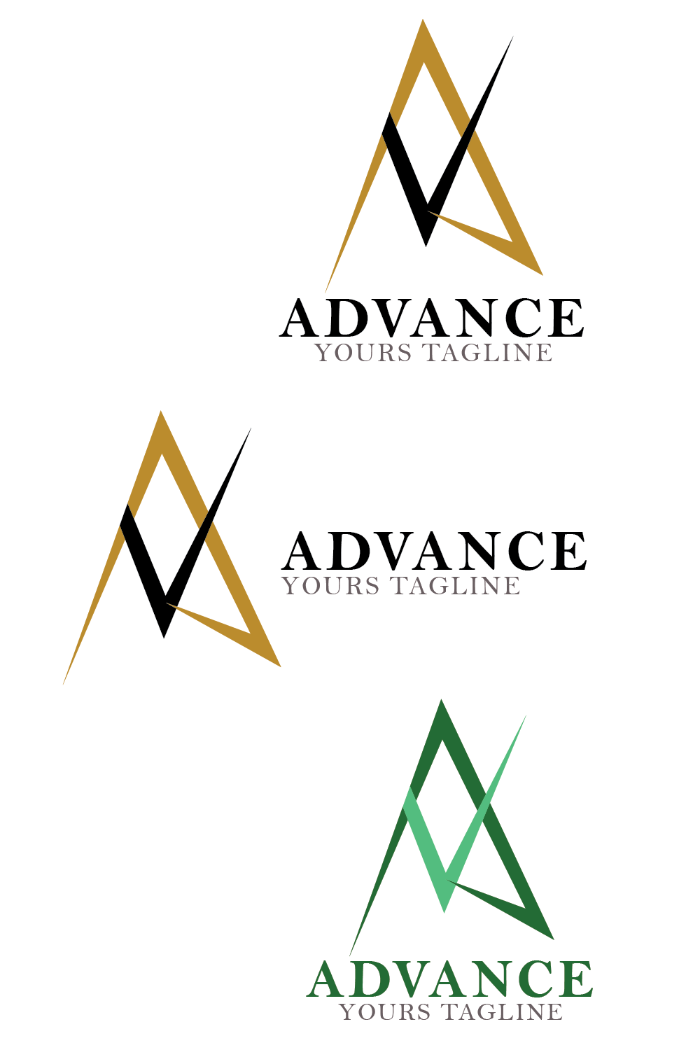 New And Unique Brand Logo Design || Professional a letter Logo Design Template For Your Company, Brand And Businesses pinterest preview image.