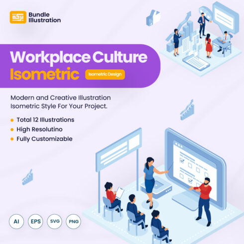 12 Illustrations Related to Workplace Activities cover image.