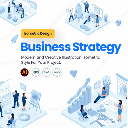 Illustrations Related to Business Strategy cover image.