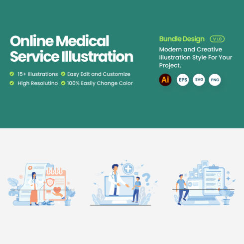 Illustrations Related to Health Care & Medical Doctors cover image.