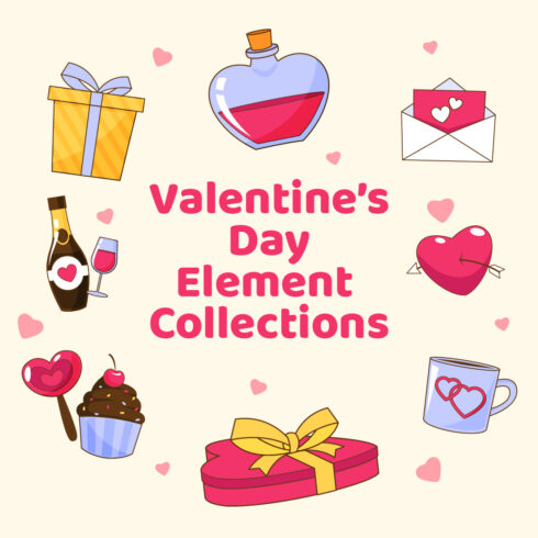 Valentine’s Day Element Collections - Only $10 cover image.