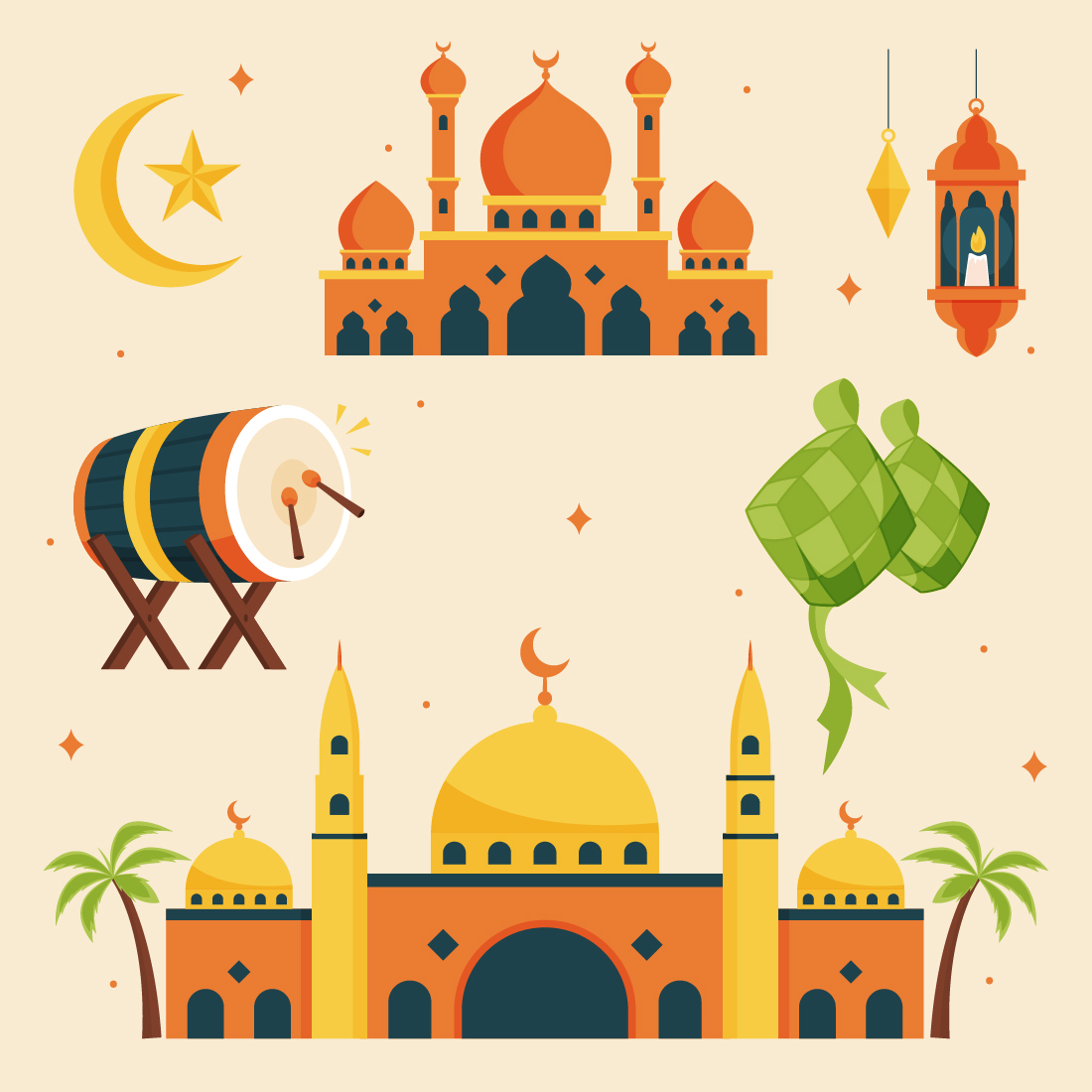 Ramadhan Element Collections - Only $10 preview image.