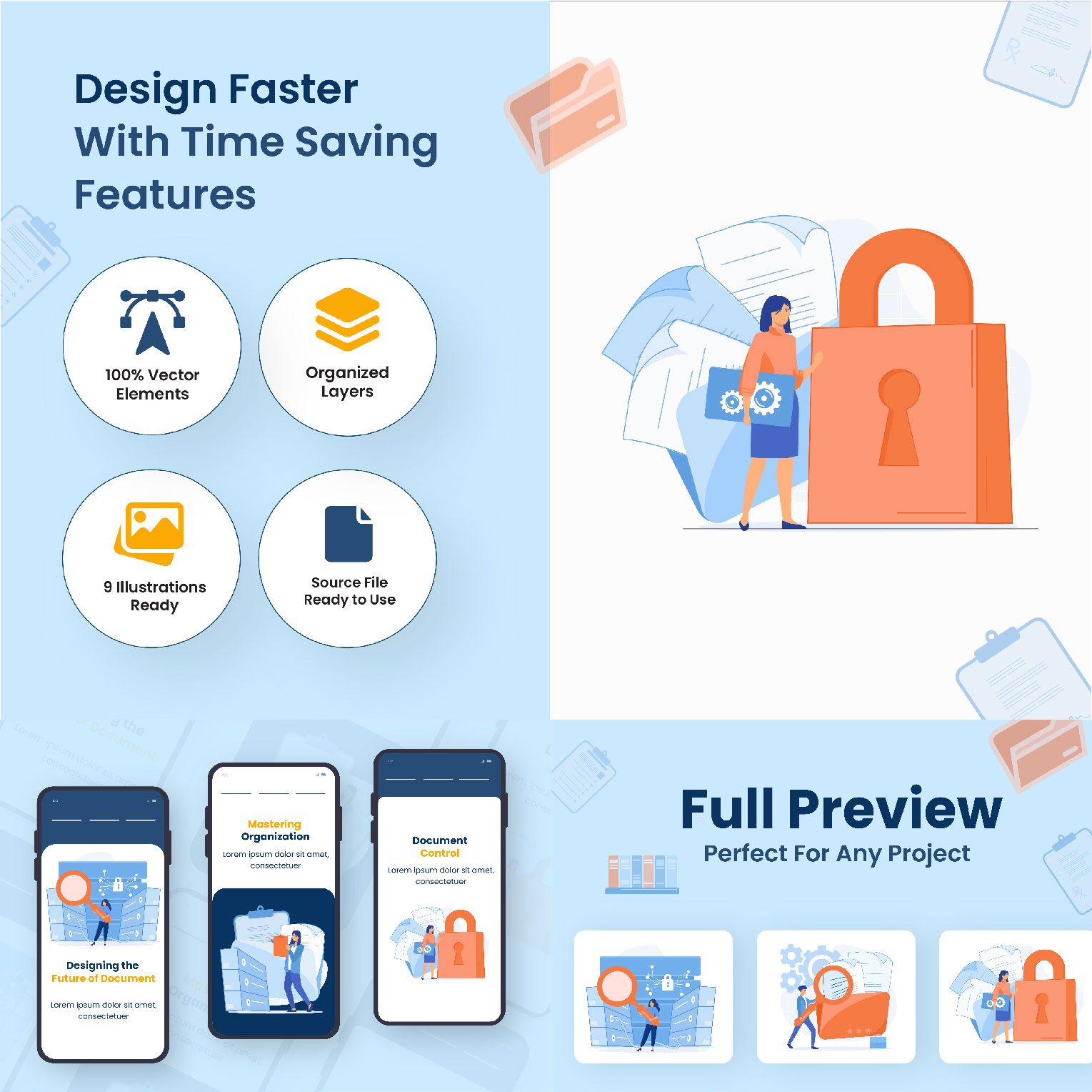 Illustration Design Regarding Document Storage Management preview image.