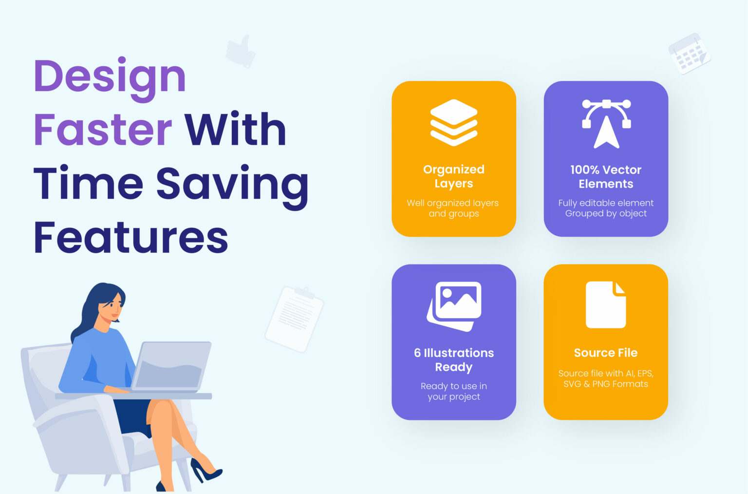 Job Application Interview Kit UI Illustration for Web App ...
