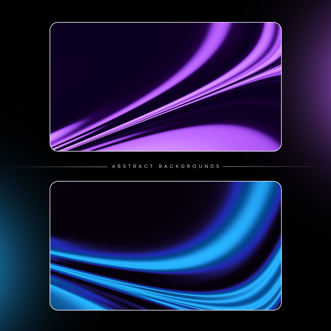 4 Abstract backrounds (4K) High resolution cover image.
