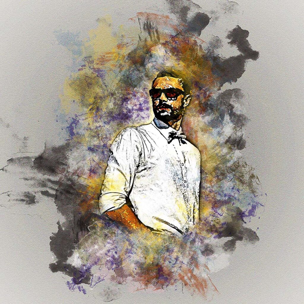 Art Watercolor Painting Photoshop Action - MasterBundles