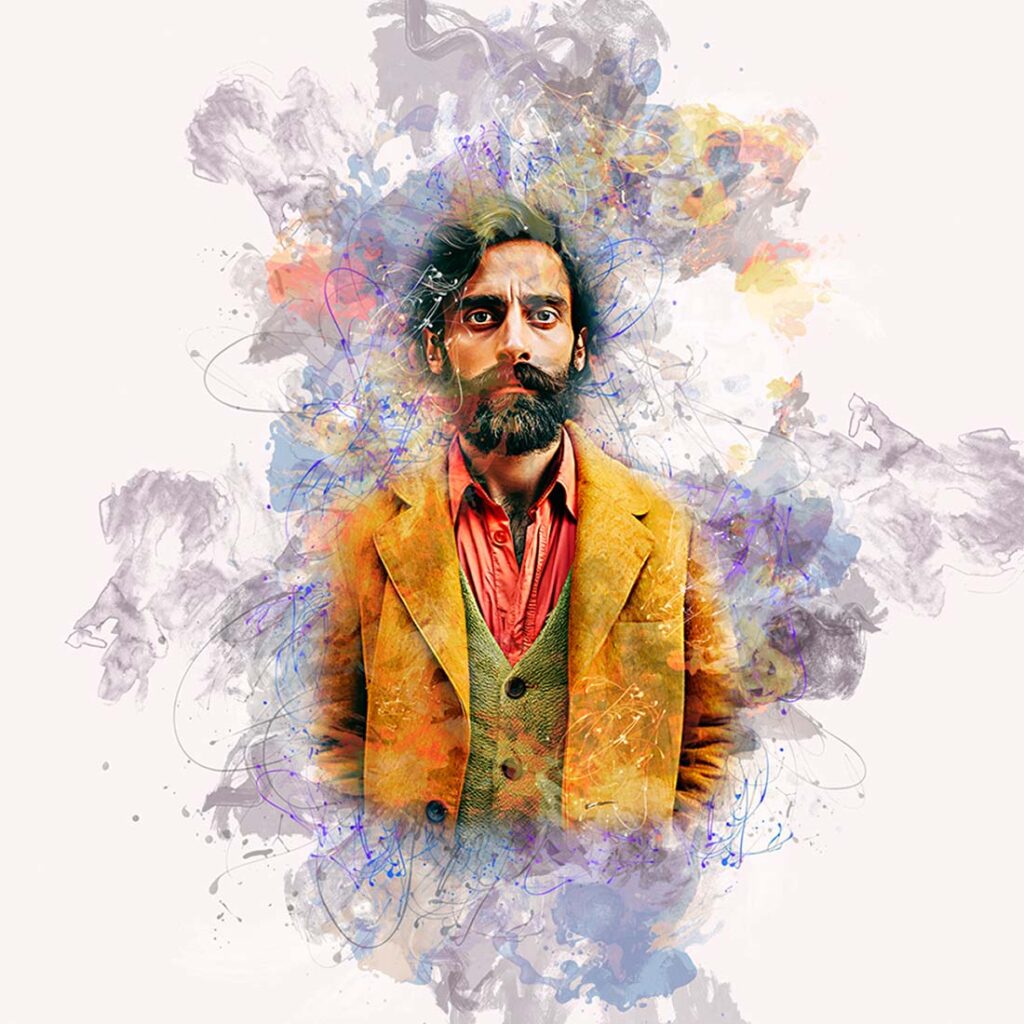 Traditional Watercolor Painting Photoshop Action - MasterBundles