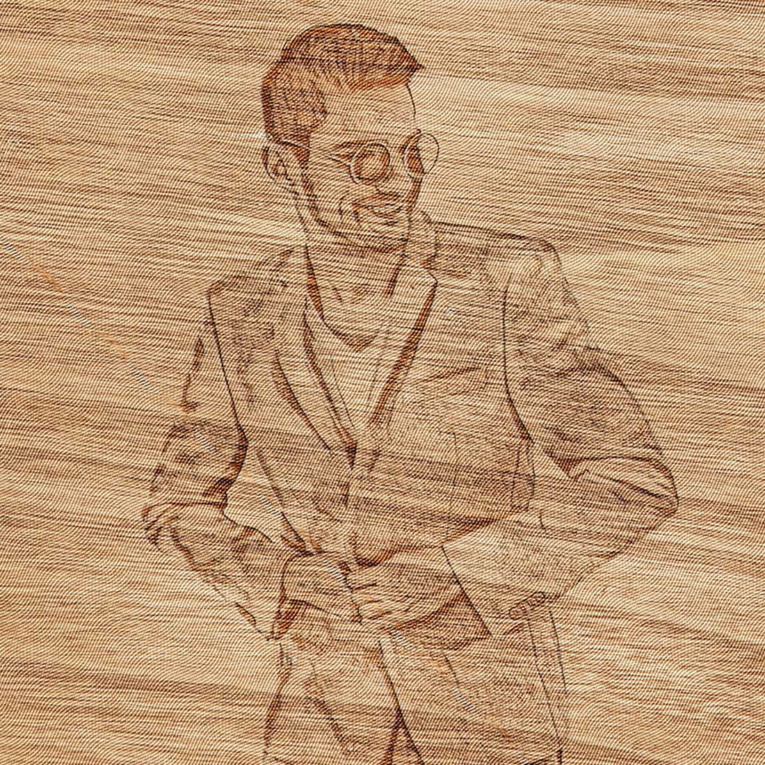 Wood Engraving Effect Photoshop Action preview image.