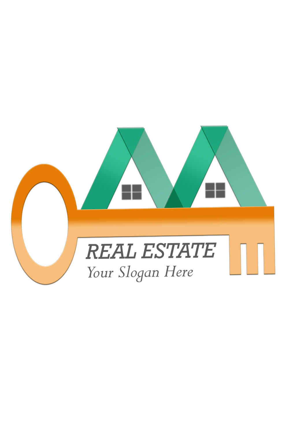 Realestate Logo pinterest preview image.
