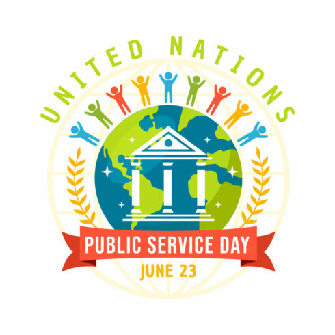 12 United Nations Public Service Day Illustration cover image.