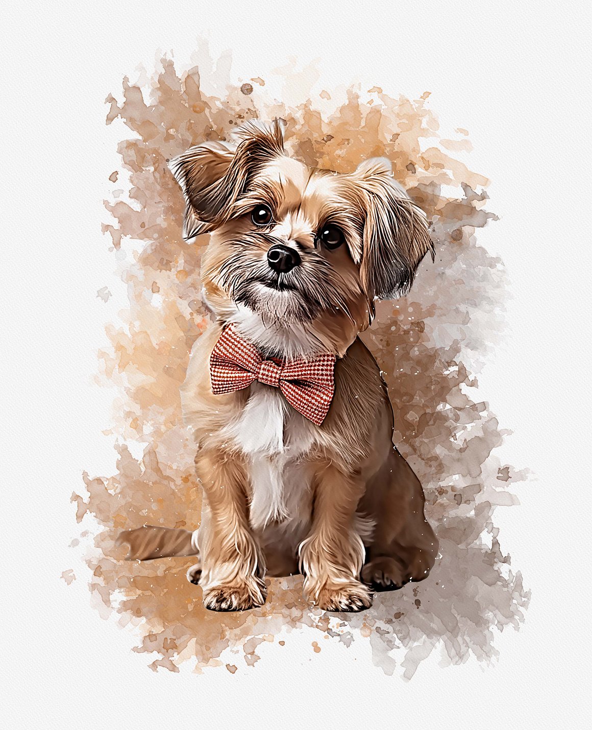 puppy photo to painting 18 321