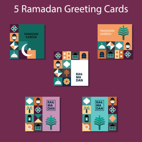 5 Ramadan Greeting Card's cover image.
