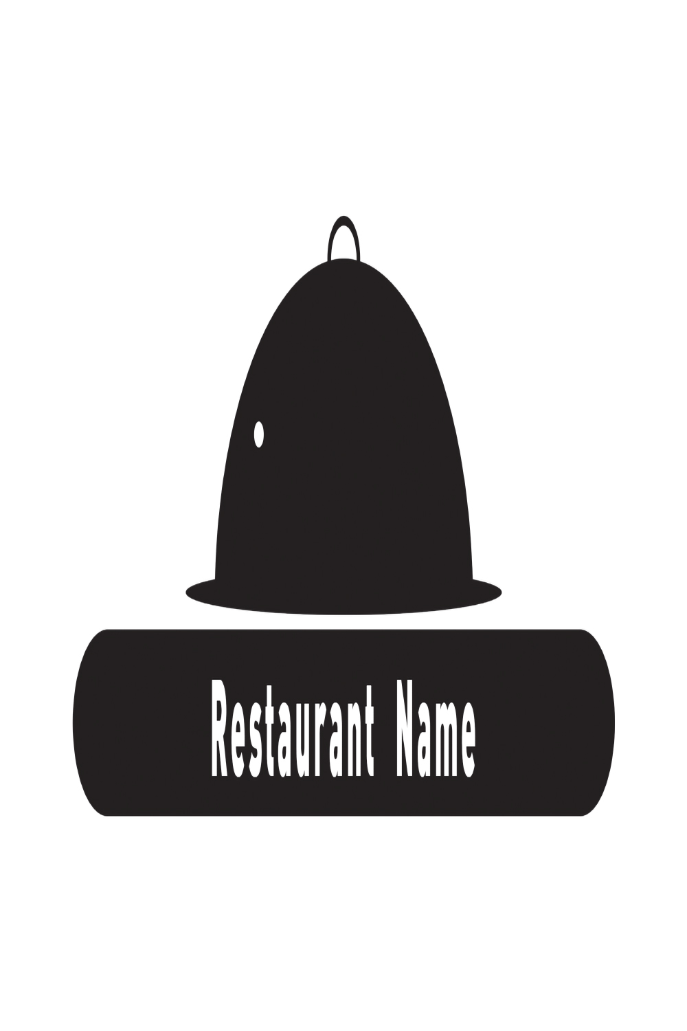 Restaurant Logo pinterest preview image.