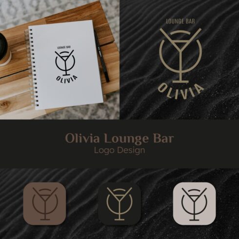 Olivia Lounge Bar Monogram Logo Design [Sphinx Creatus] cover image.