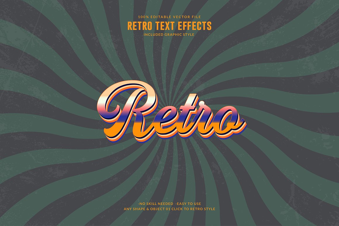 retro text effects 04 801