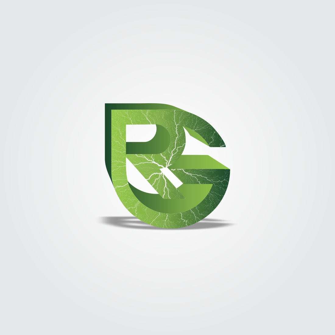 RG 3D Style Logo preview image.