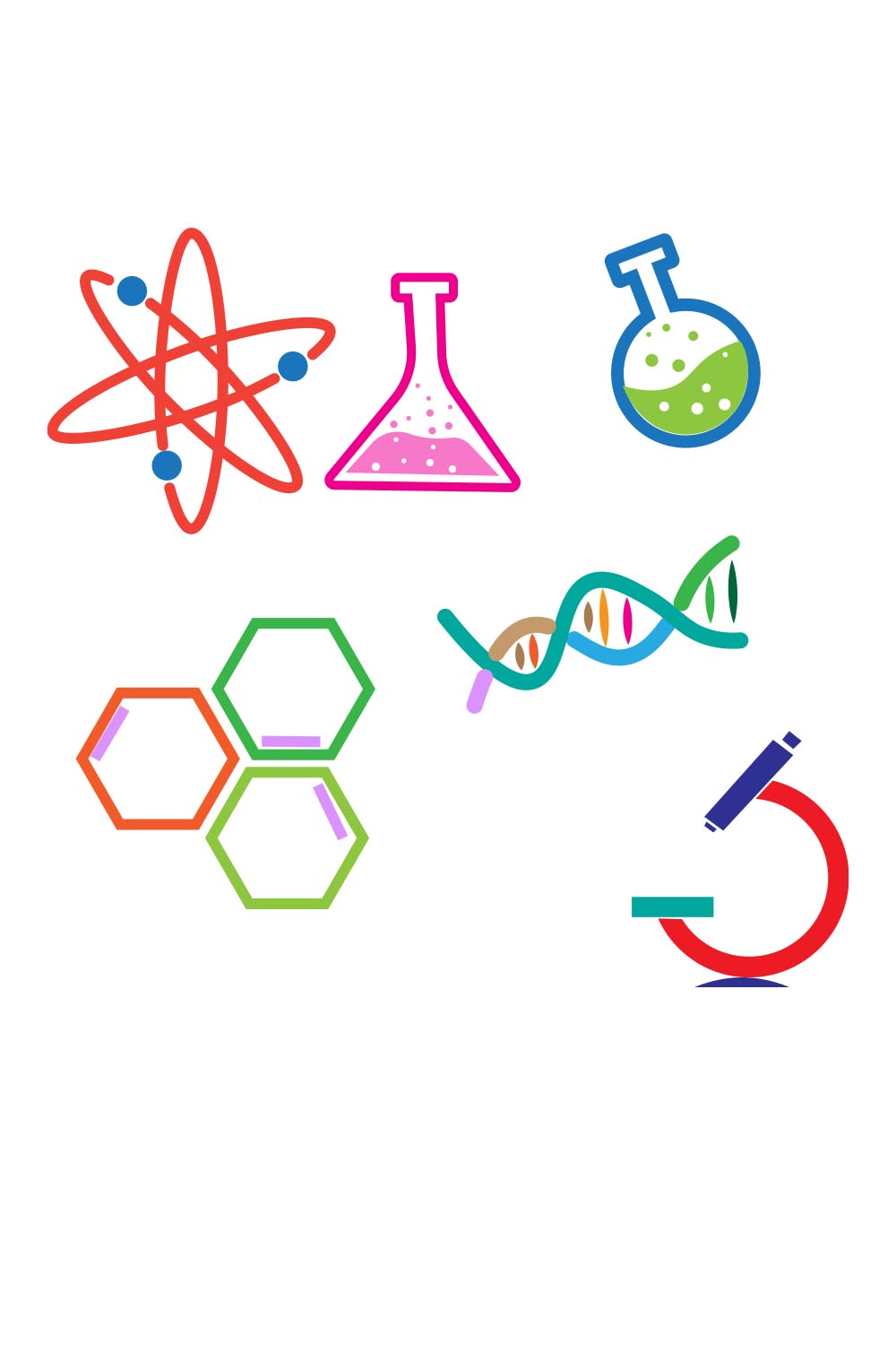 Group op science logo or bundle or science logos pinterest preview image.