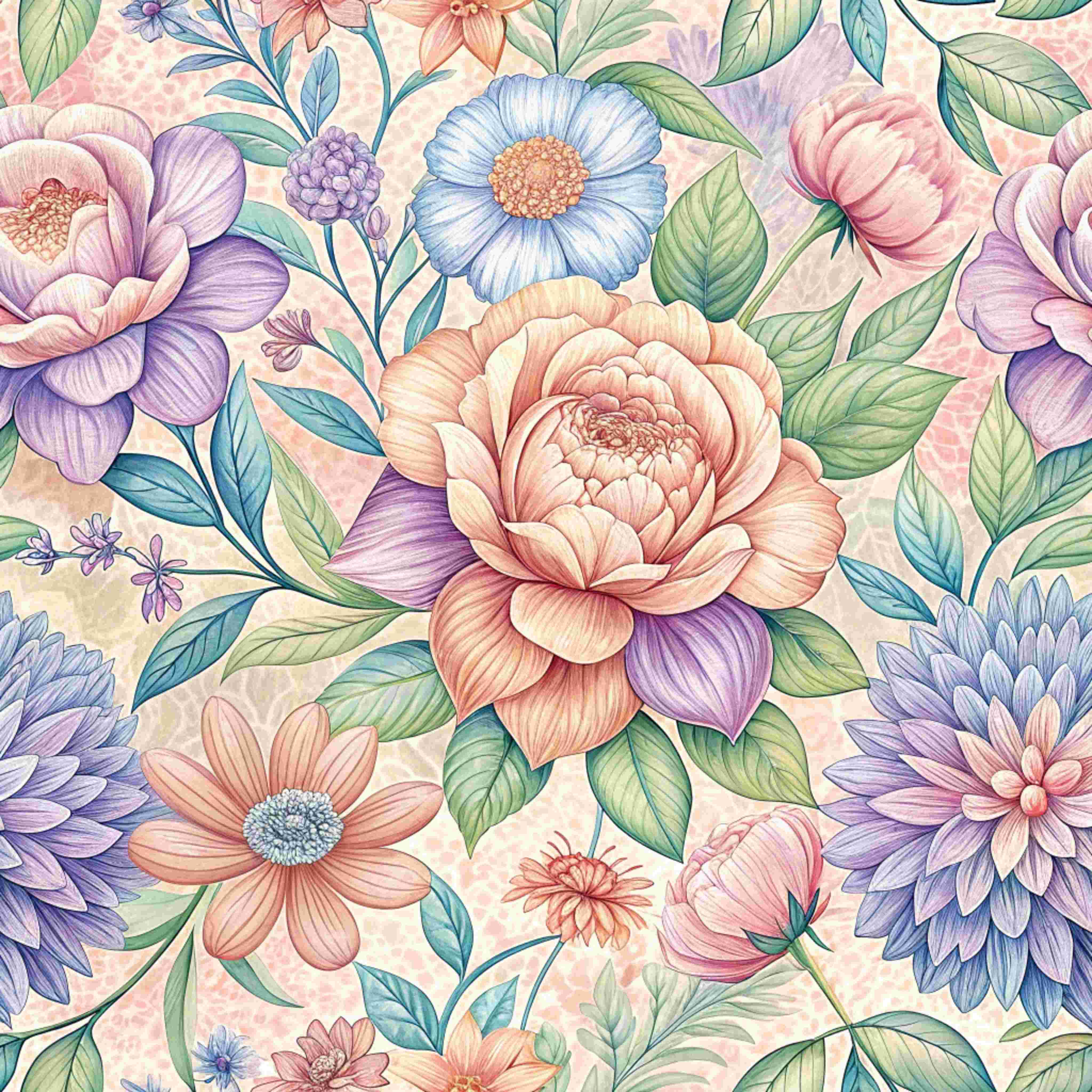 soft pastel florals pattern 1 result 262