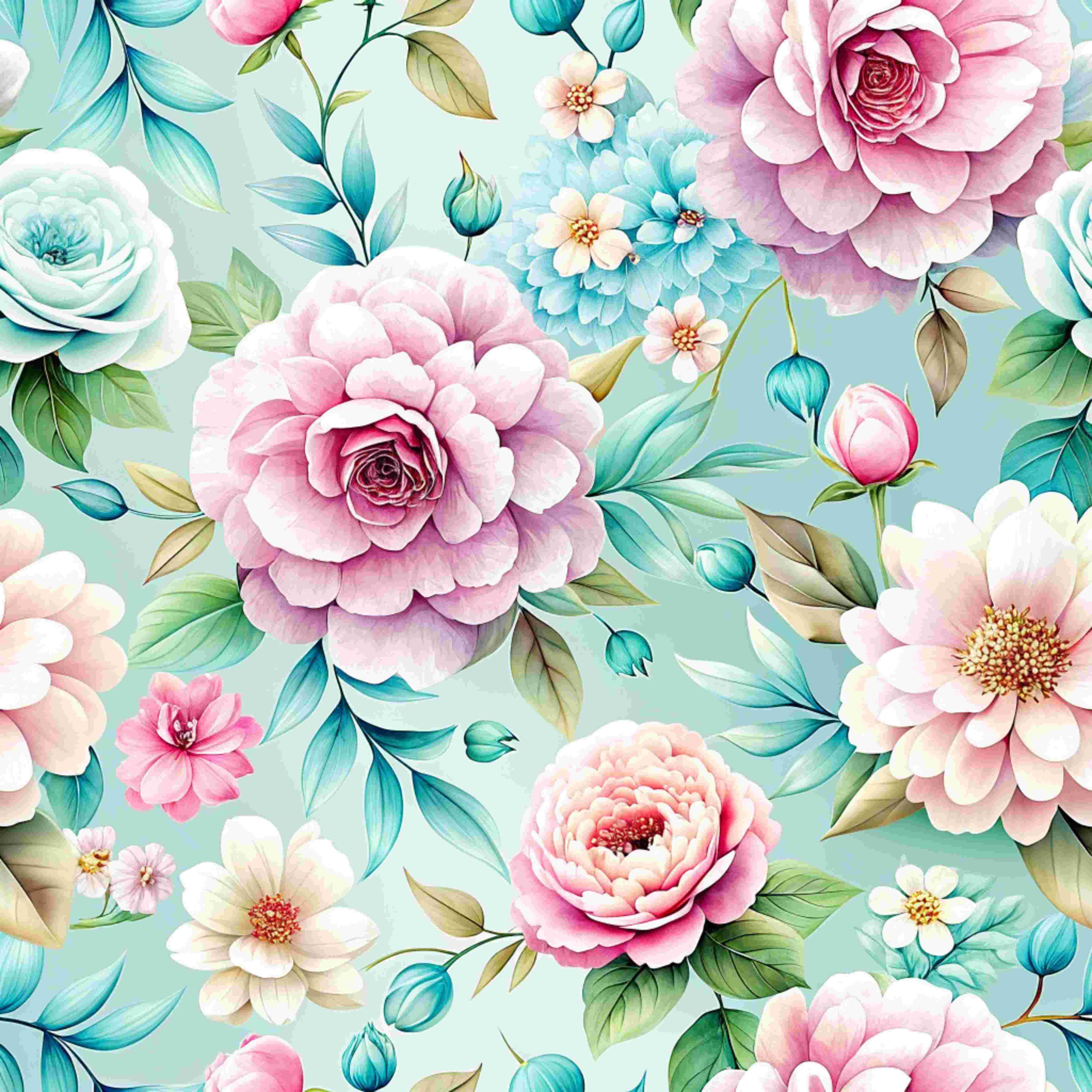 soft pastel florals pattern 1 result 492