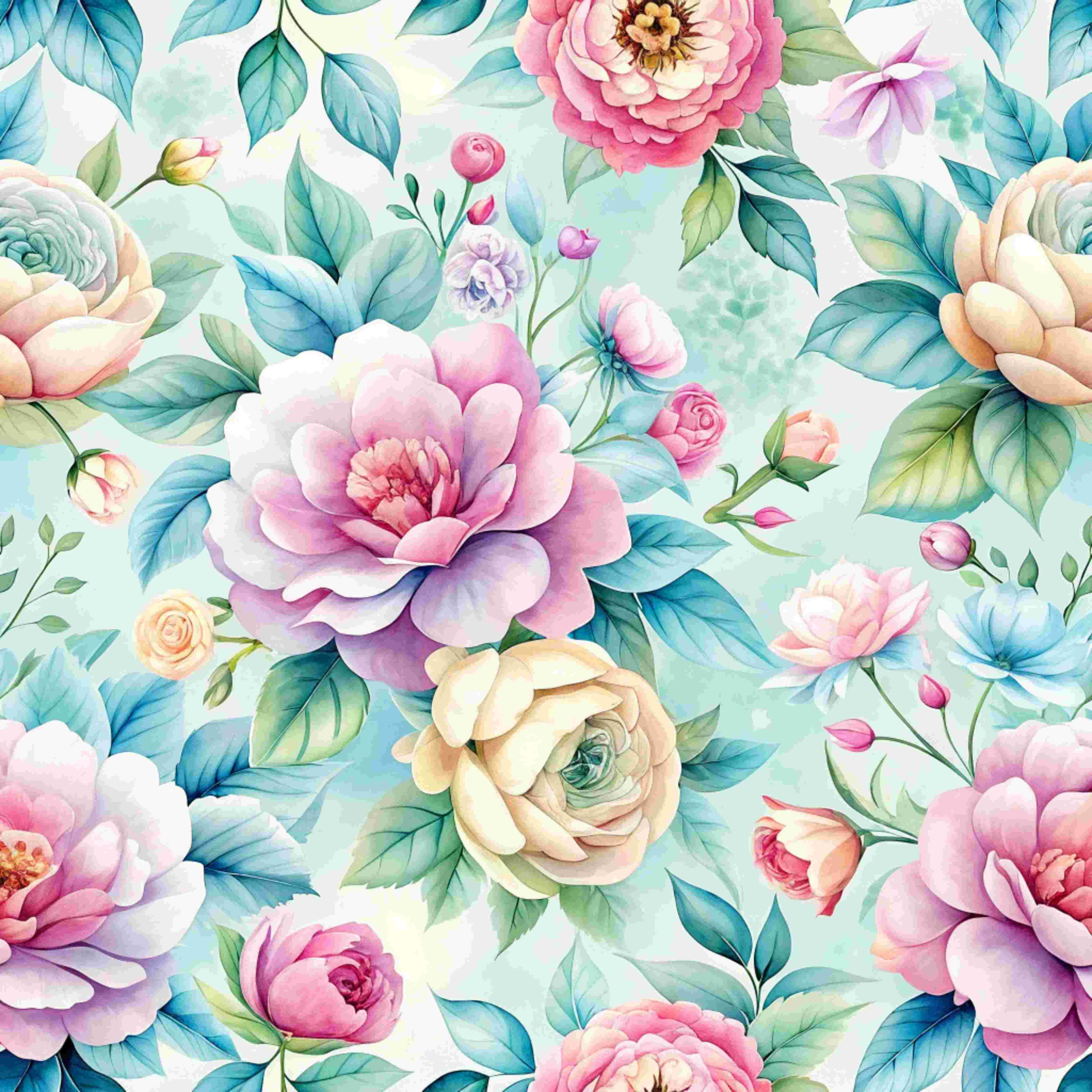 soft pastel florals pattern 6 result 152