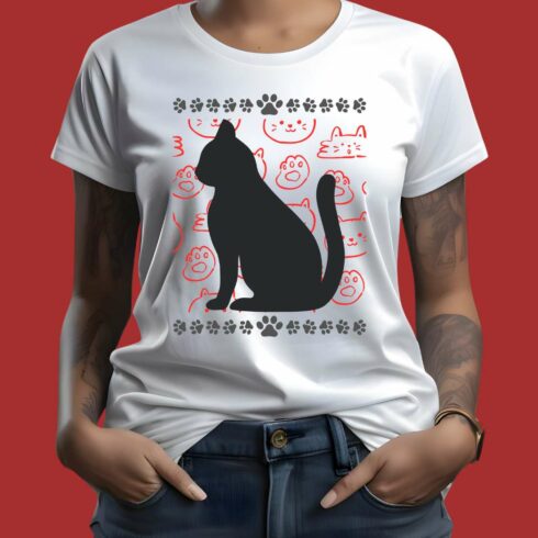 Cat Design T-Shirt cover image.