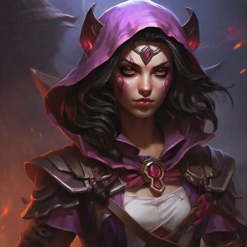 templar assassin, fairy tale character, girl knight cover image.