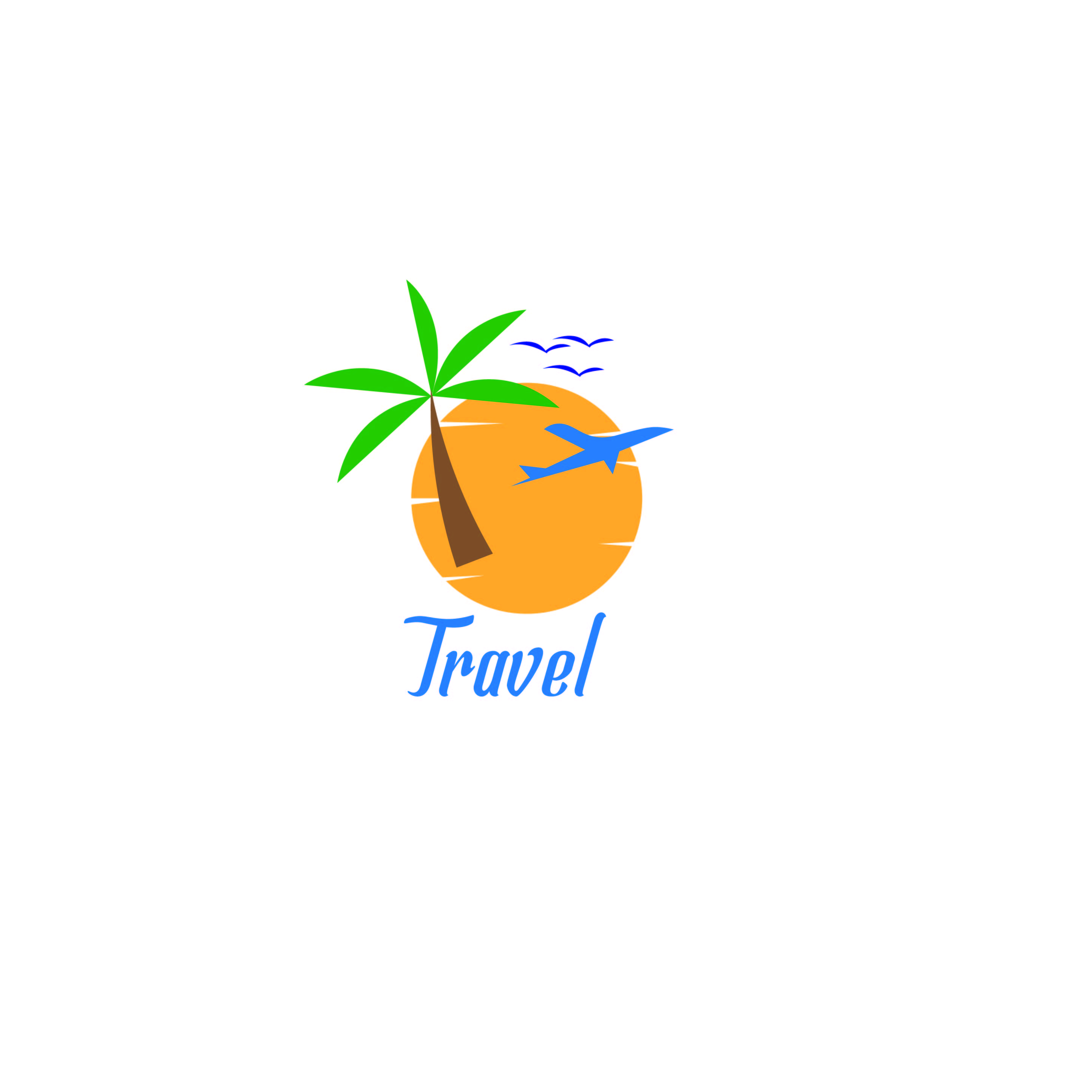 travel logo or flat or minimalist travel logo 275