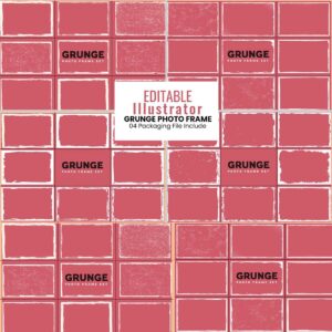 Vector Grunge Photo Frame Design cover image.