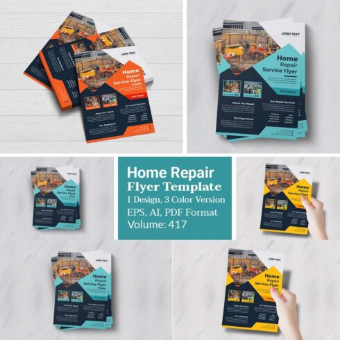 Home Repair Flyer cover image.