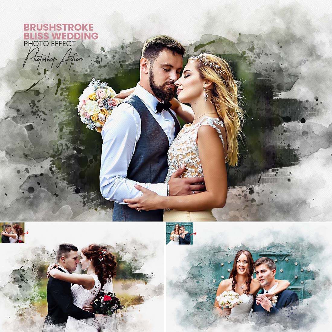 Brushstroke Bliss Wedding Action cover image.