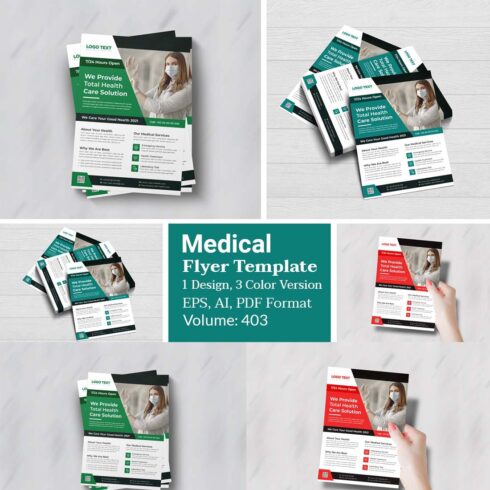 Medical Flyer Design cover image.