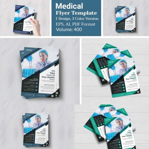 Medical Flyer Template Design cover image.