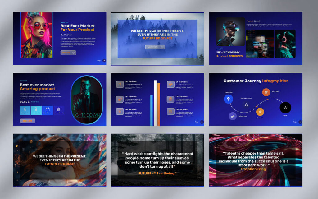 Product Monster Keynote Presentation Template - MasterBundles