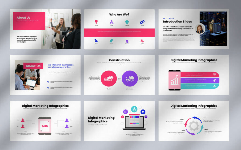 Random Hero PowerPoint Presentation Template - MasterBundles