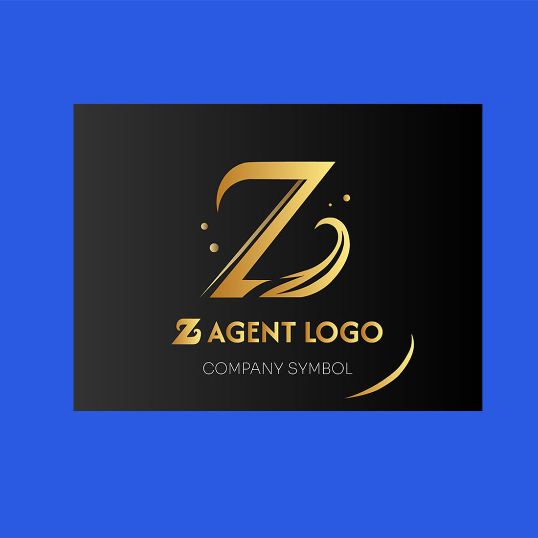 Z Logo Design || Number 01 Editable Logo Template preview image.