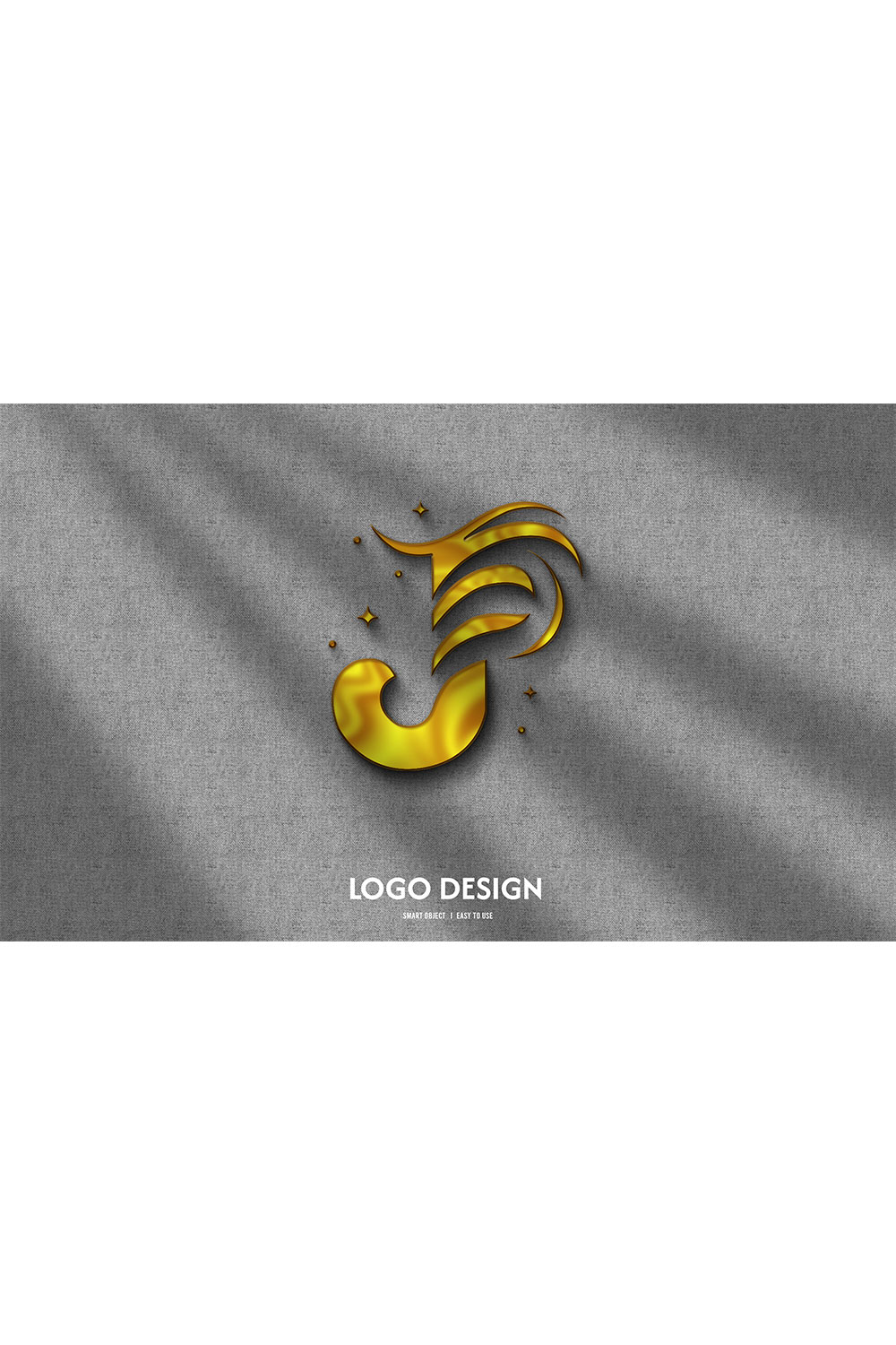 J LOgo Complete Design pinterest preview image.