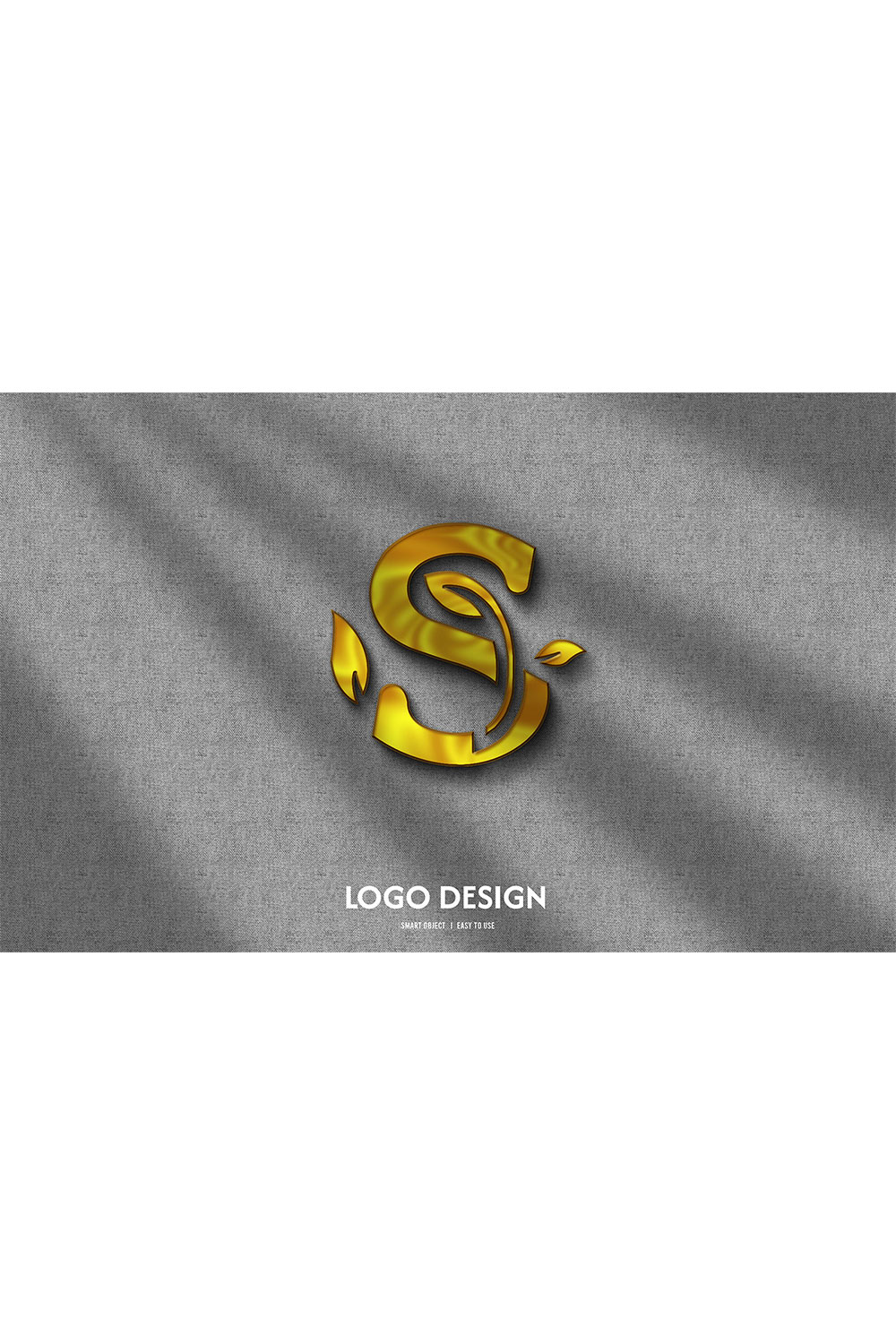 S Steps Logo Template pinterest preview image.