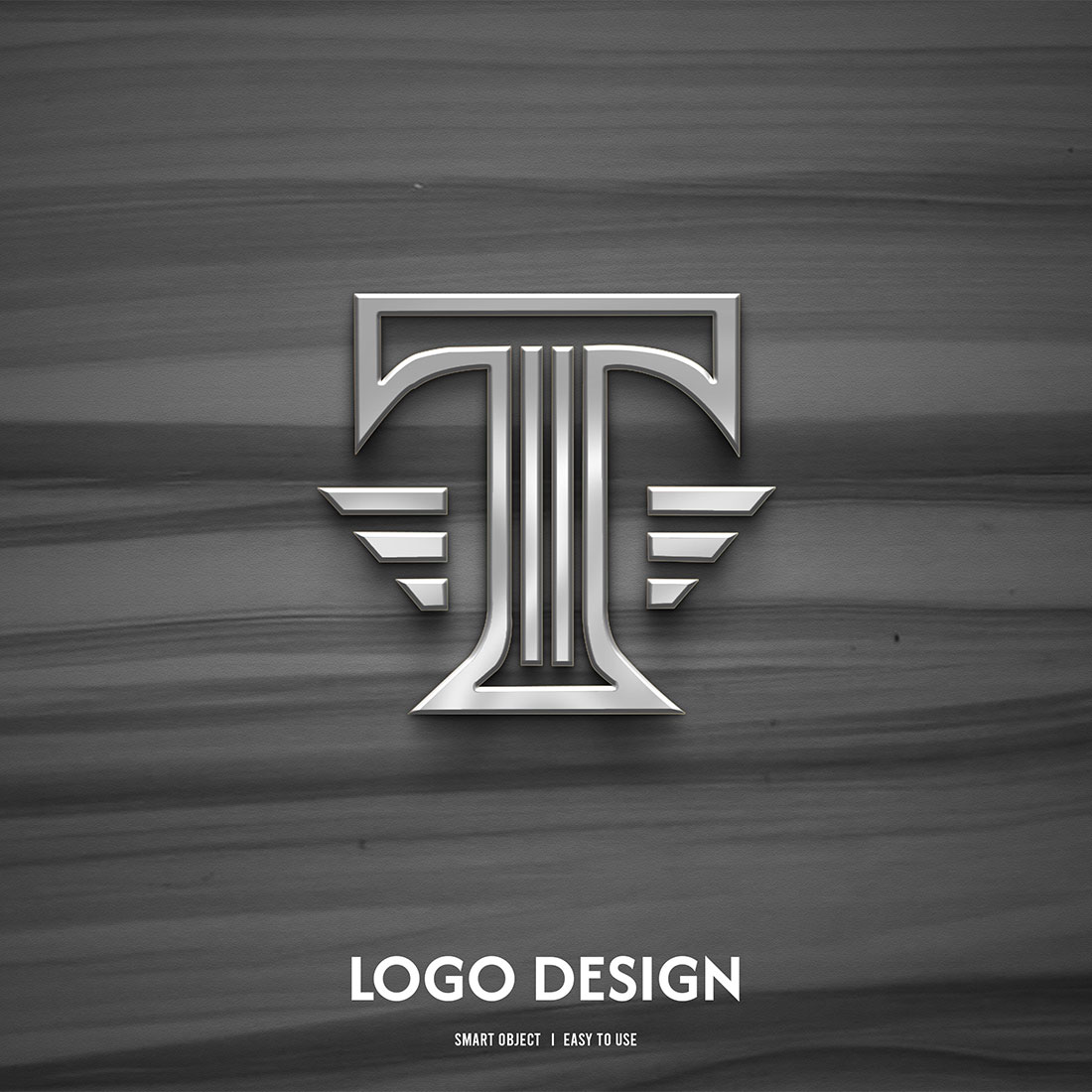 T letter Logo Template preview image.