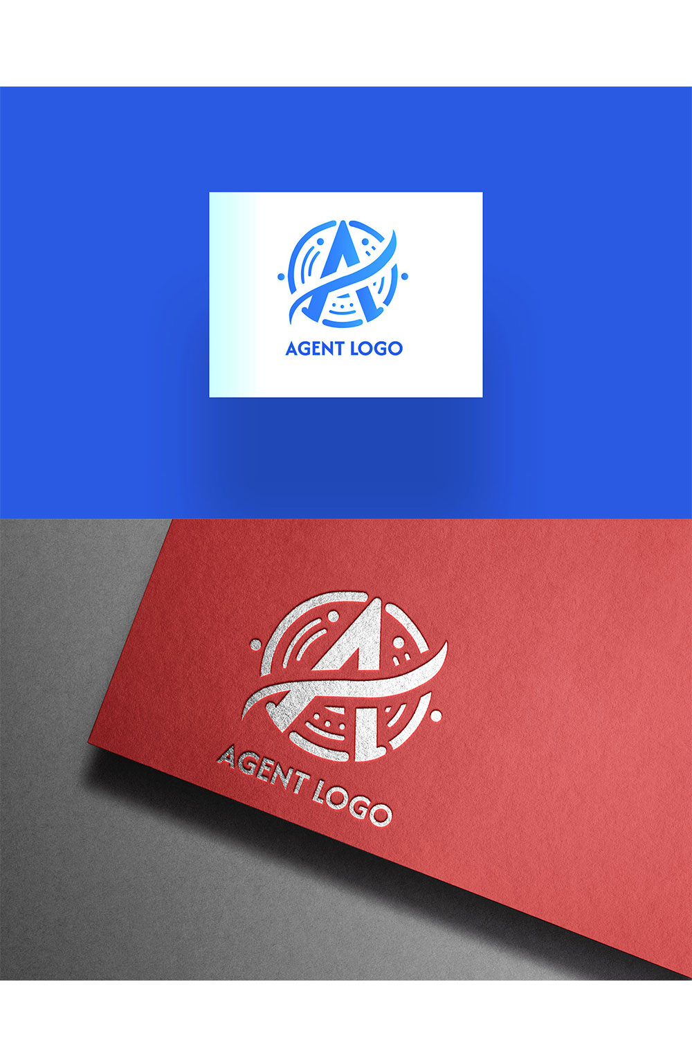 A Letter Logo Show of Agent pinterest preview image.