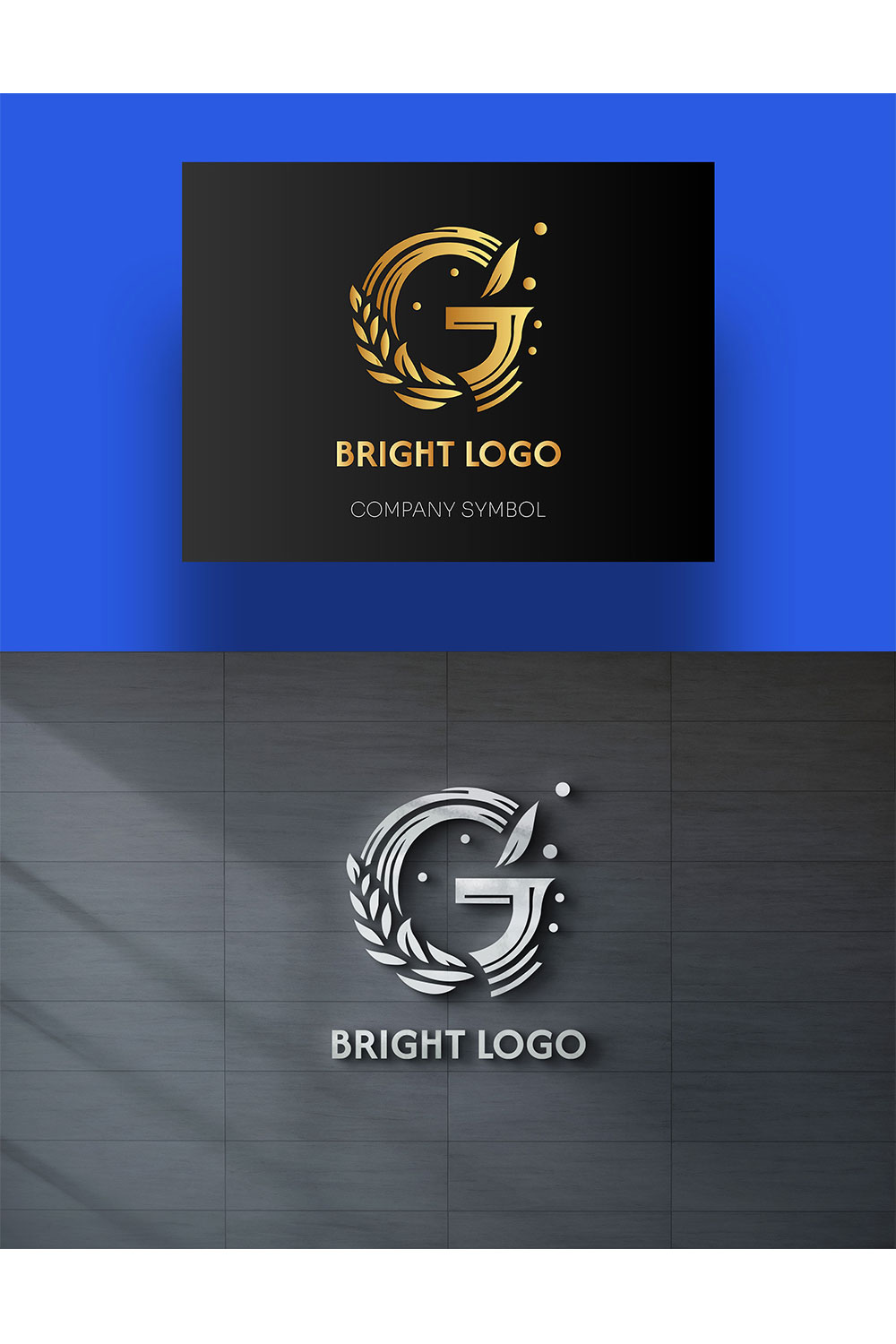 G Master Letter Design Logo pinterest preview image.