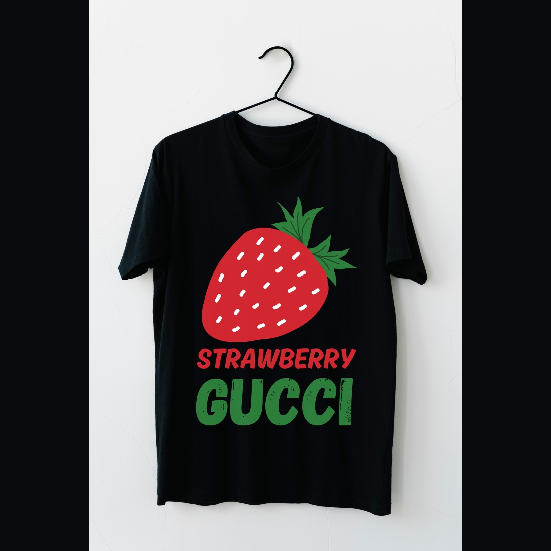Strawberry T-Shirt Design preview image.