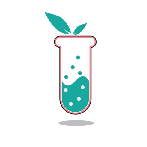 science vector minimalist logo cover image.